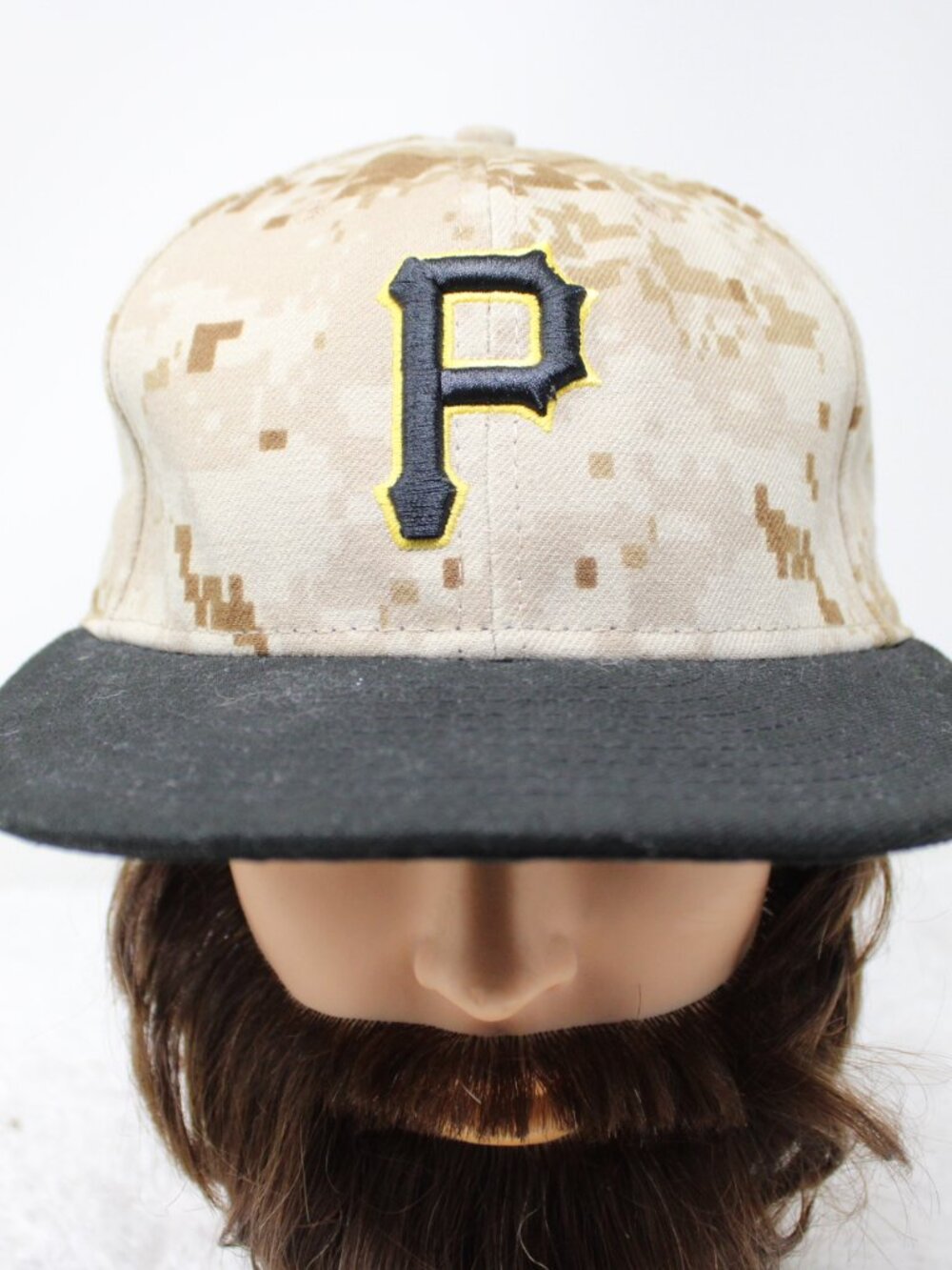 Pittsburgh Pirates Baseball Hat Mens 7 1/8 New Era 59Fifty Digital Camo MLB Cap